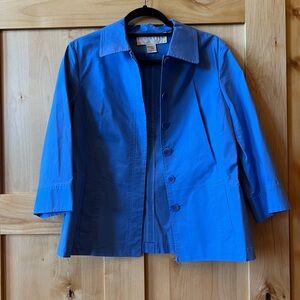 Don Caster Vintage Jacket, Size 10, Electric Blue